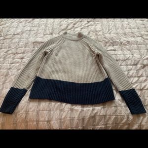 Bans Republic Gray and Navy Sweater